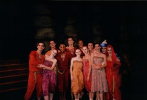Rachel (center) and full cast of world premiere, "Blood of Seyavash".